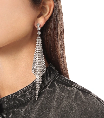 Shop Isabel Marant Nile Drop Single Earring In Silver