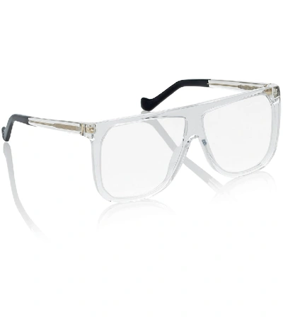 Shop Loewe Filipa Acetate Sunglasses In White