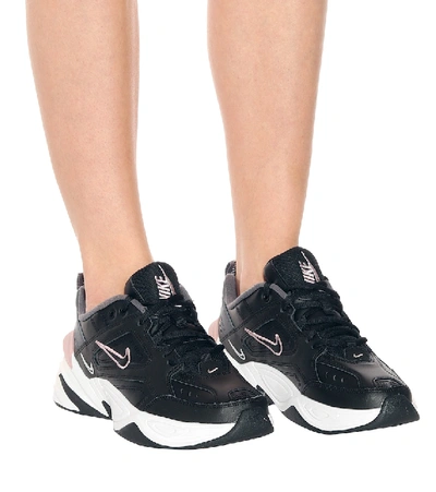 Shop Nike M2k Tekno Sneakers In Black