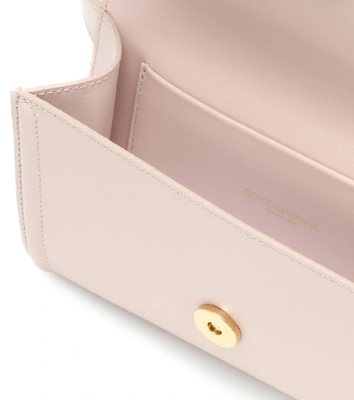 Shop Dolce & Gabbana Devotion Leather Belt Bag In Pink