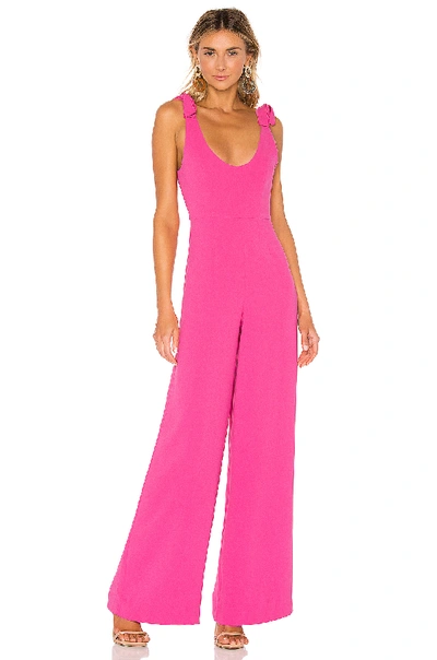 Shop Nbd Clover Jumpsuit In Pink