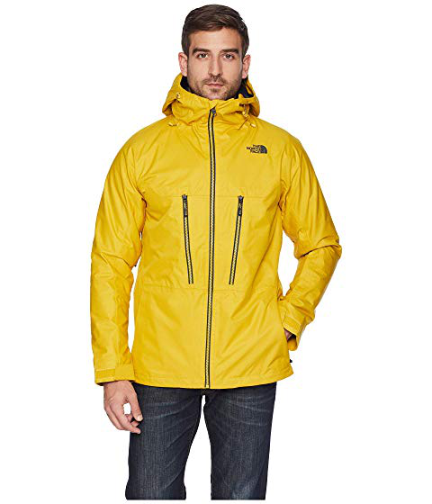 the north face leopard yellow