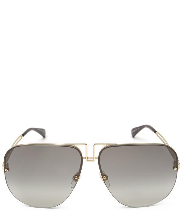 Givenchy Oversized Aviator Sunglasses 
