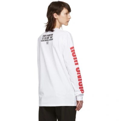 Shop Yang Li White Samizdat Rising High Long Sleeve T-shirt In 01 White