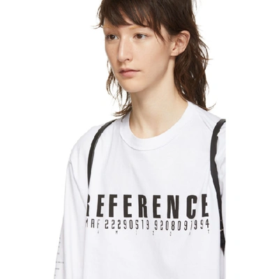 Shop Yang Li White Samizdat Reference Long Sleeve T-shirt In White/black