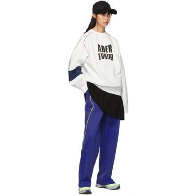 Shop Ader Error Blue Thunder Track Pants