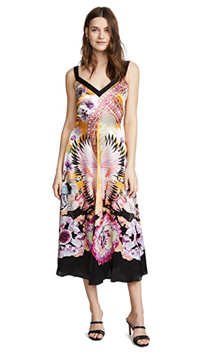 Shop Temperley London Giselle Dress In Citrine Mix