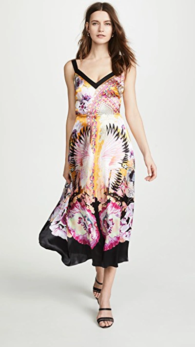 Shop Temperley London Giselle Dress In Citrine Mix