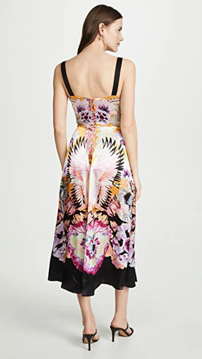 Shop Temperley London Giselle Dress In Citrine Mix