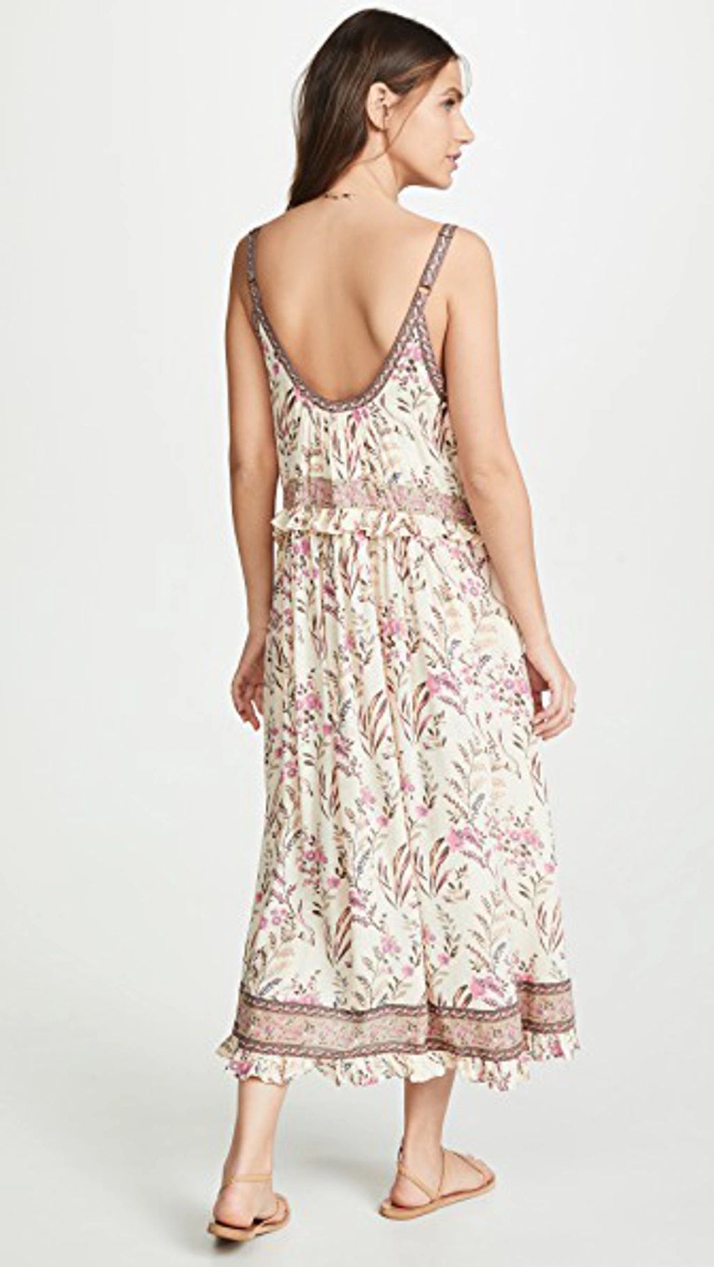 Spell And The Gypsy Collective Maisie Strappy Dress In Strawberry Cream ModeSens