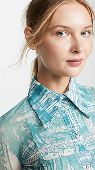 acne studios estefani blouse