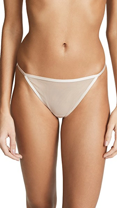 Shop Skarlett Blue Uptown Thong In Cashmere