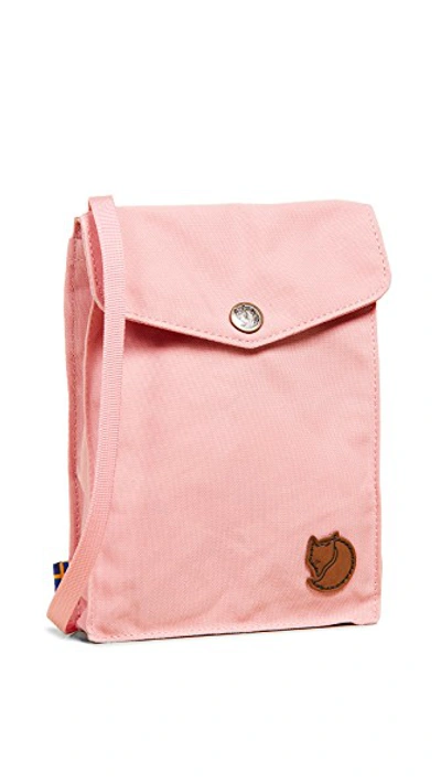 Shop Fjall Raven Pocket Cross Body Pouch In Pink