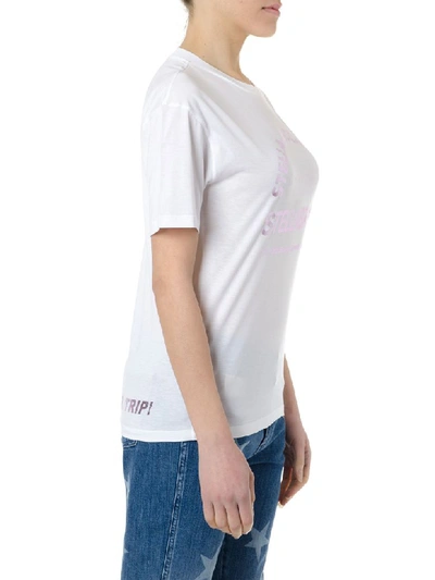 Shop Stella Mccartney Stellabration White Cotton T-shirt In Pure White