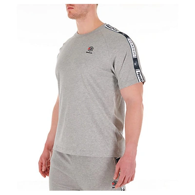 Shop Reebok Men's Classics Taped T-shirt, Grey - Size Med