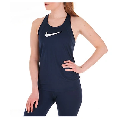 Shop Nike Women's Pro Training Tank Top In Blue