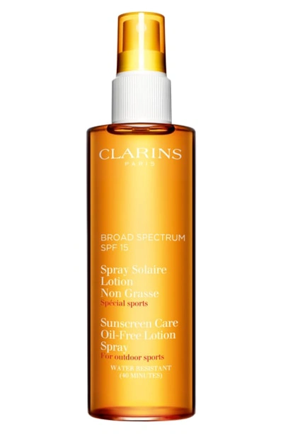 Shop Clarins Sun Care Milk-lotion Spray Spf 50+