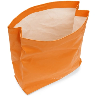 Shop Simon Miller Orange Large Lunch Bag 30 Clutch In 41159 Gldno