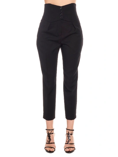 Shop Saint Laurent Pants In Black