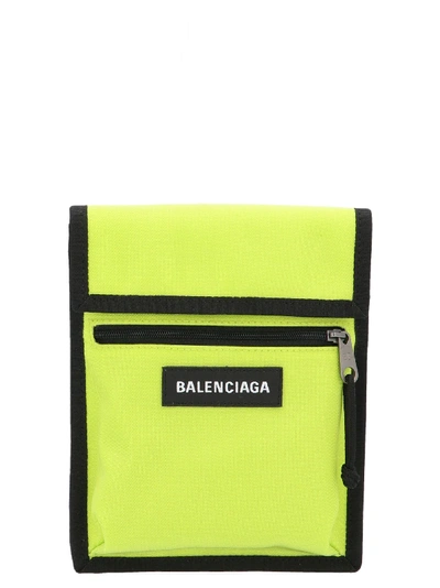 Shop Balenciaga Explorer Bag In Green