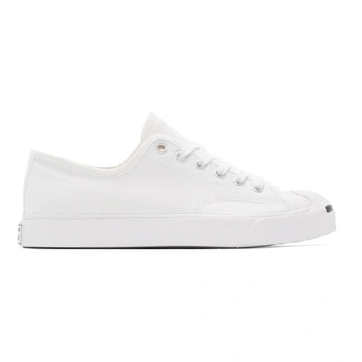 Shop Converse White Jack Purcell Sneakers