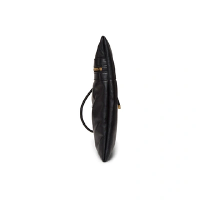 Shop Givenchy Black Xl Zipped Clutch In 001 Black