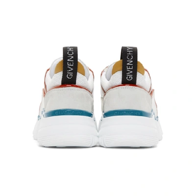 Shop Givenchy White Jaw Low Sneakers In 960 Multi