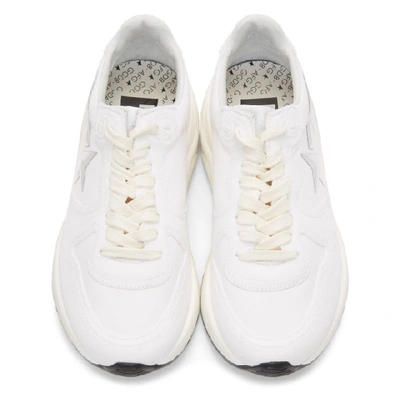 Shop Golden Goose White Running Sneakers