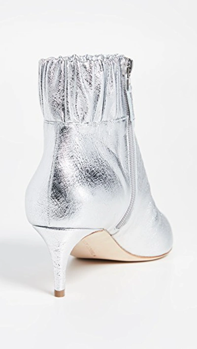 Shop Chloe Gosselin Jenna Booties In Silver