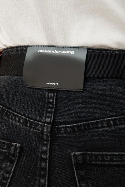 Shop Alexander Wang Wake Flex Slim Jeans In Grey Fade