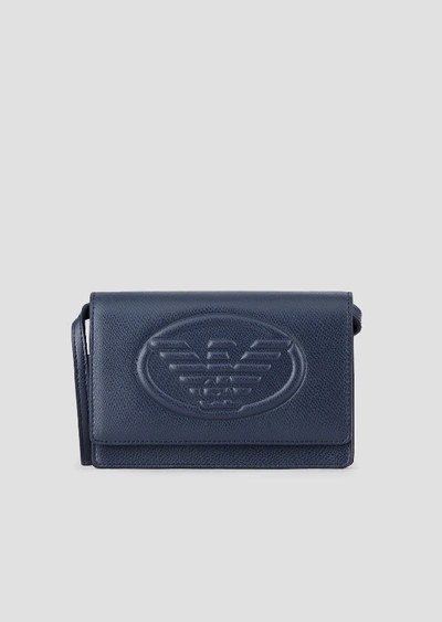 Shop Emporio Armani Crossbody Bags - Item 45456471 In Midnight Blue