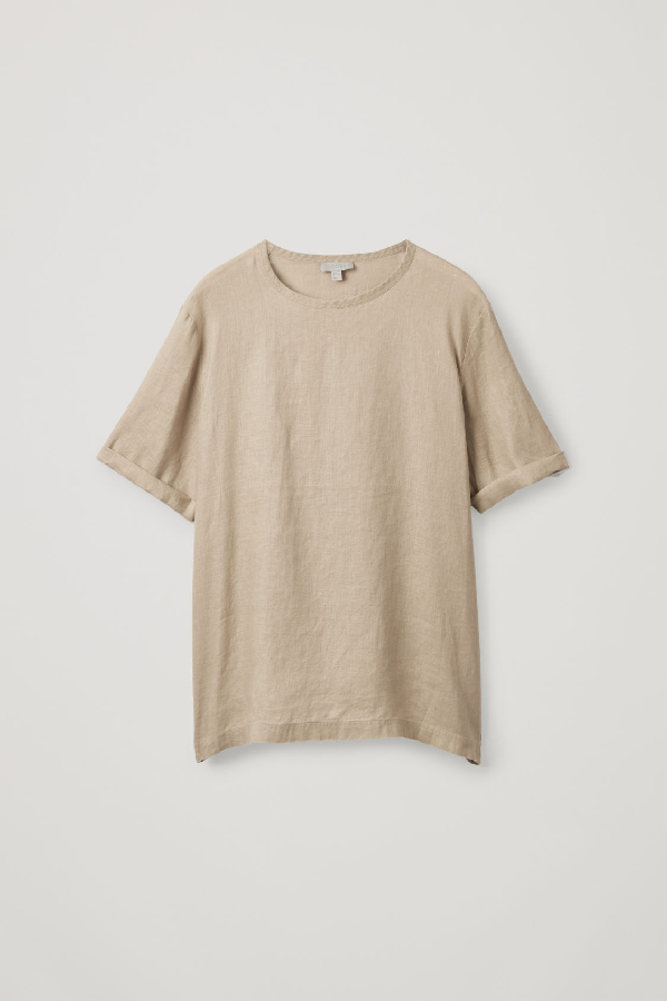 beige over shirt
