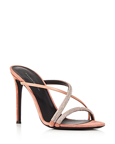 Shop Giuseppe Zanotti Women's Pf19 Crystal-embellished High-heel Sandals In Euphoria
