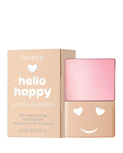 Shop Benefit Cosmetics Hello Happy Soft Blur Foundation Mini In Shade 4: Medium Neutral