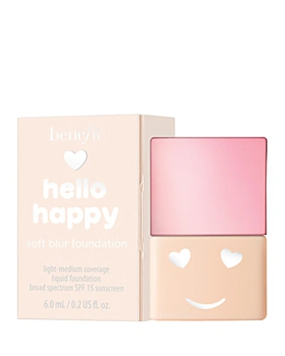 Shop Benefit Cosmetics Hello Happy Soft Blur Foundation Mini In Shade 1: Fair Neutral Cool