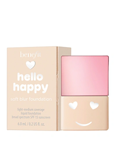Shop Benefit Cosmetics Hello Happy Soft Blur Foundation Mini In Shade 2: Light Neutral Warm