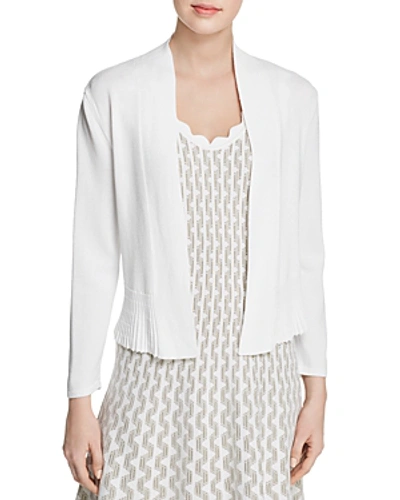 Shop Nic And Zoe Nic+zoe Petites Open Cardigan In Paper White