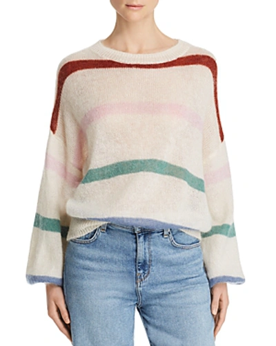 Shop Anine Bing Lydia Striped Sweater In Multi