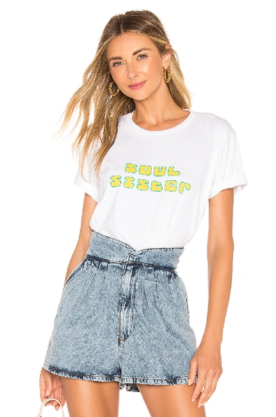 Shop Aéryne Soul Sister T Shirt In Blanc