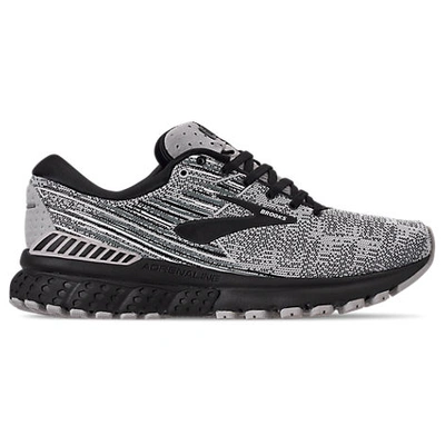 Shop Brooks Men's Adrenaline Gts 19 Running Shoes In Grey