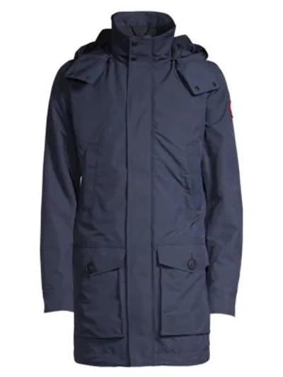 Shop Canada Goose Crew Trench In Navy