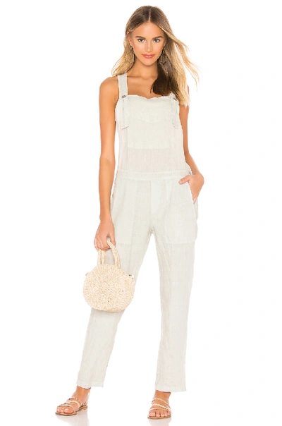 Shop Bella Dahl Button Overall In Water Lily