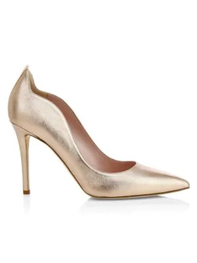 Shop Sjp By Sarah Jessica Parker Cyrus Point Toe Pumps In Rose Gold