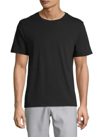 Shop Vince Men's Pima Cotton T Shirt In Black