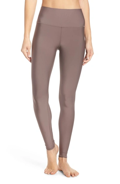 Alo Yoga Airbrush Tech Lift High Waist Leggings In Coco