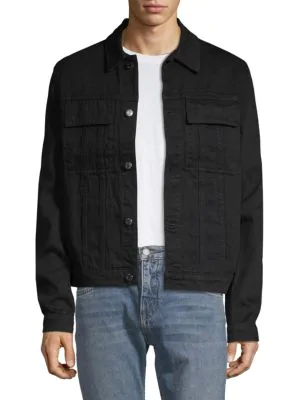 helmut lang black denim jacket