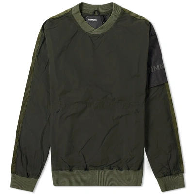 Shop Nemen Dondi Nylon Crew Sweat In Green