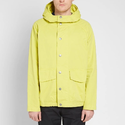 Shop Albam Hooded Parka In Yellow