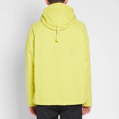 Shop Albam Hooded Parka In Yellow