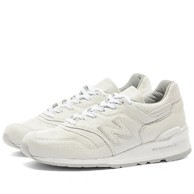 Shop New Balance M997bsn 'bison Leather' - Made In The Usa In White